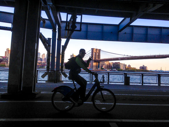 Biking To Work In The City