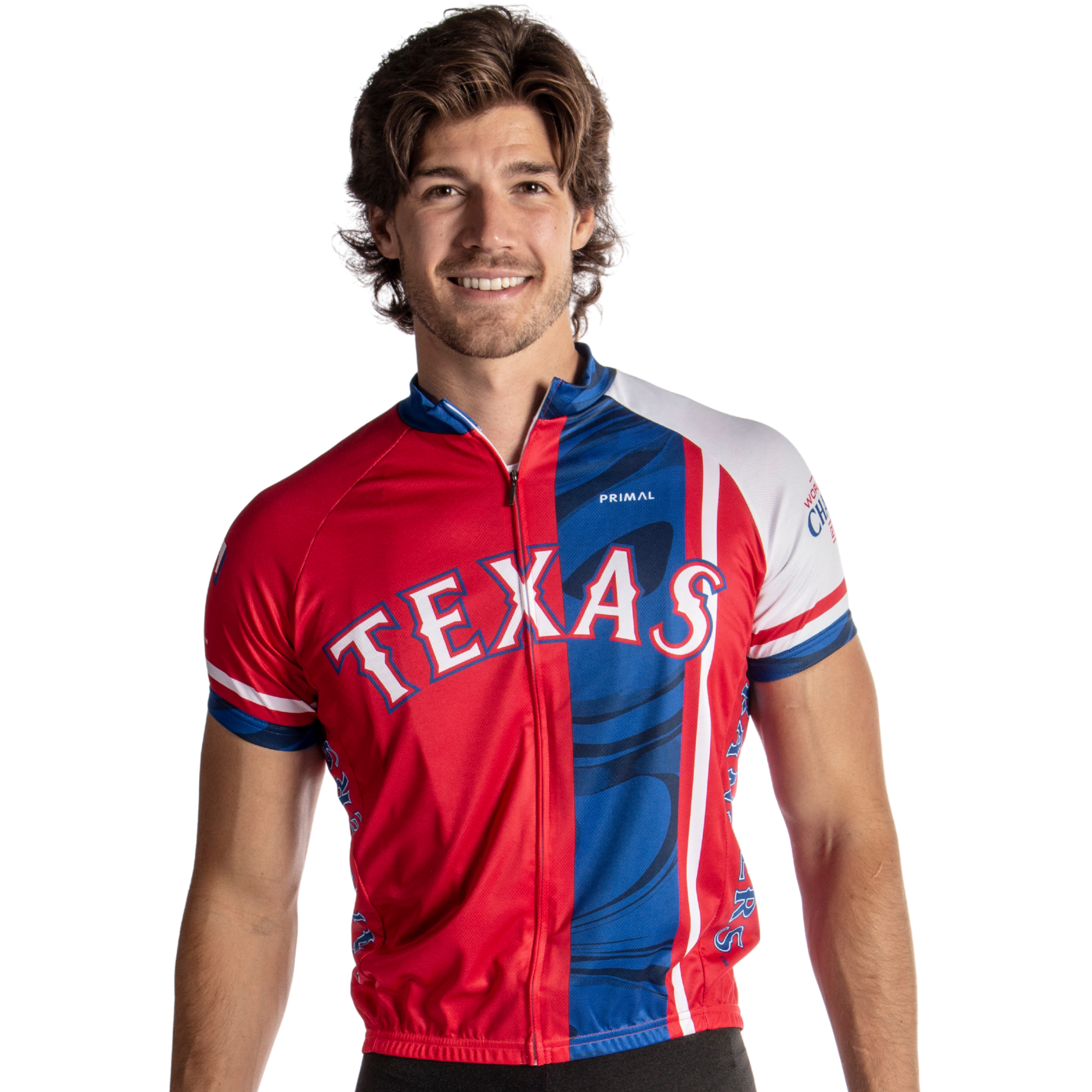 Texas Rangers World Series Champions Men's Sport Cut Jersey