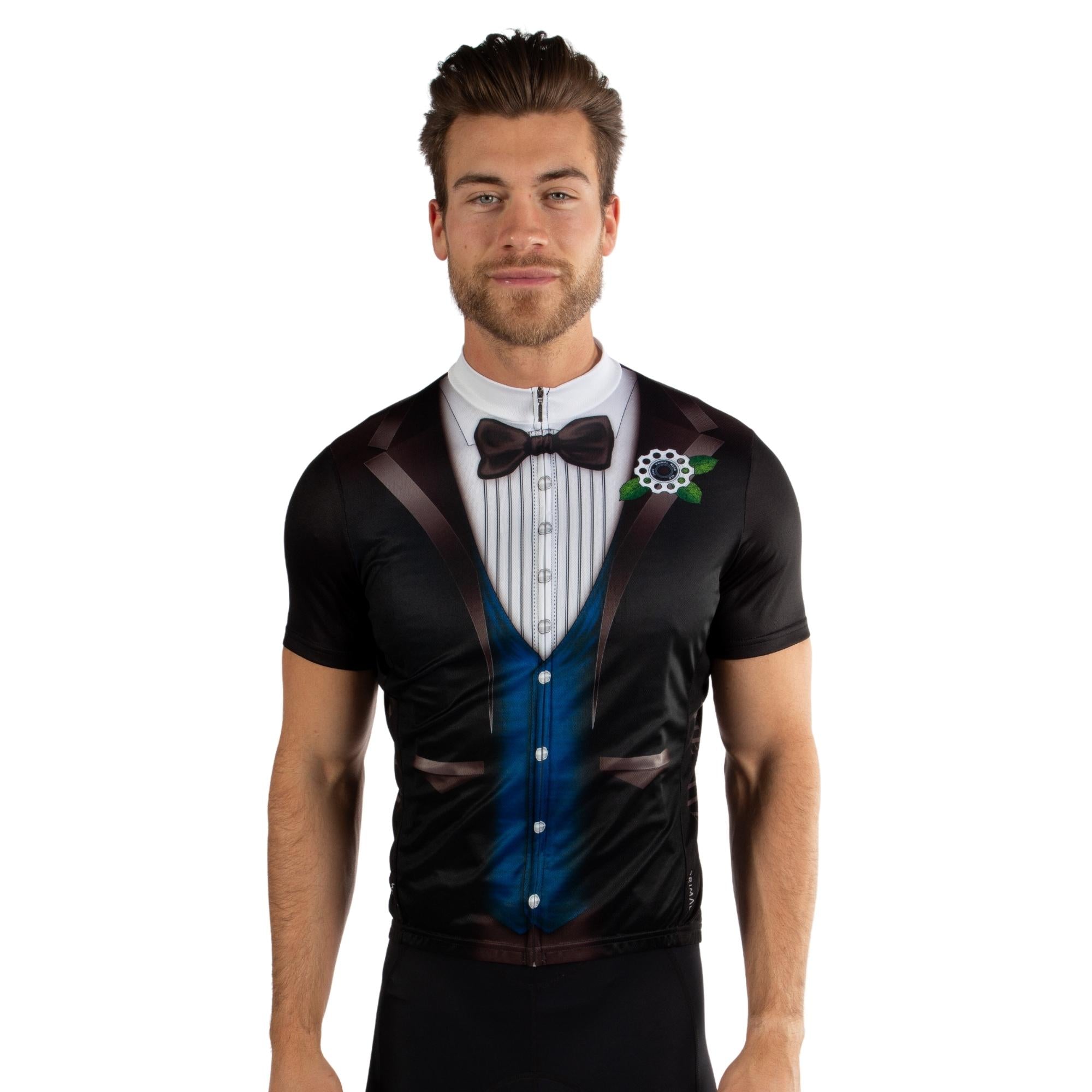 The Ritz Blue Men's Sport Cut Jersey The Ritz Blue Men's Sport Cut Jersey