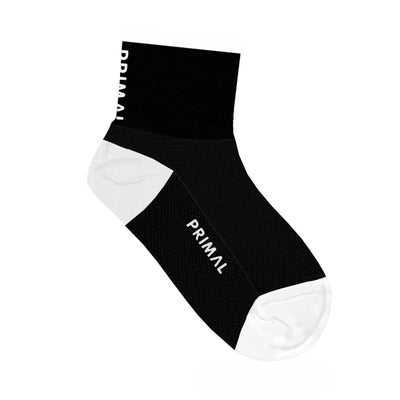 Primal Logo Black Mid Cuff Sock