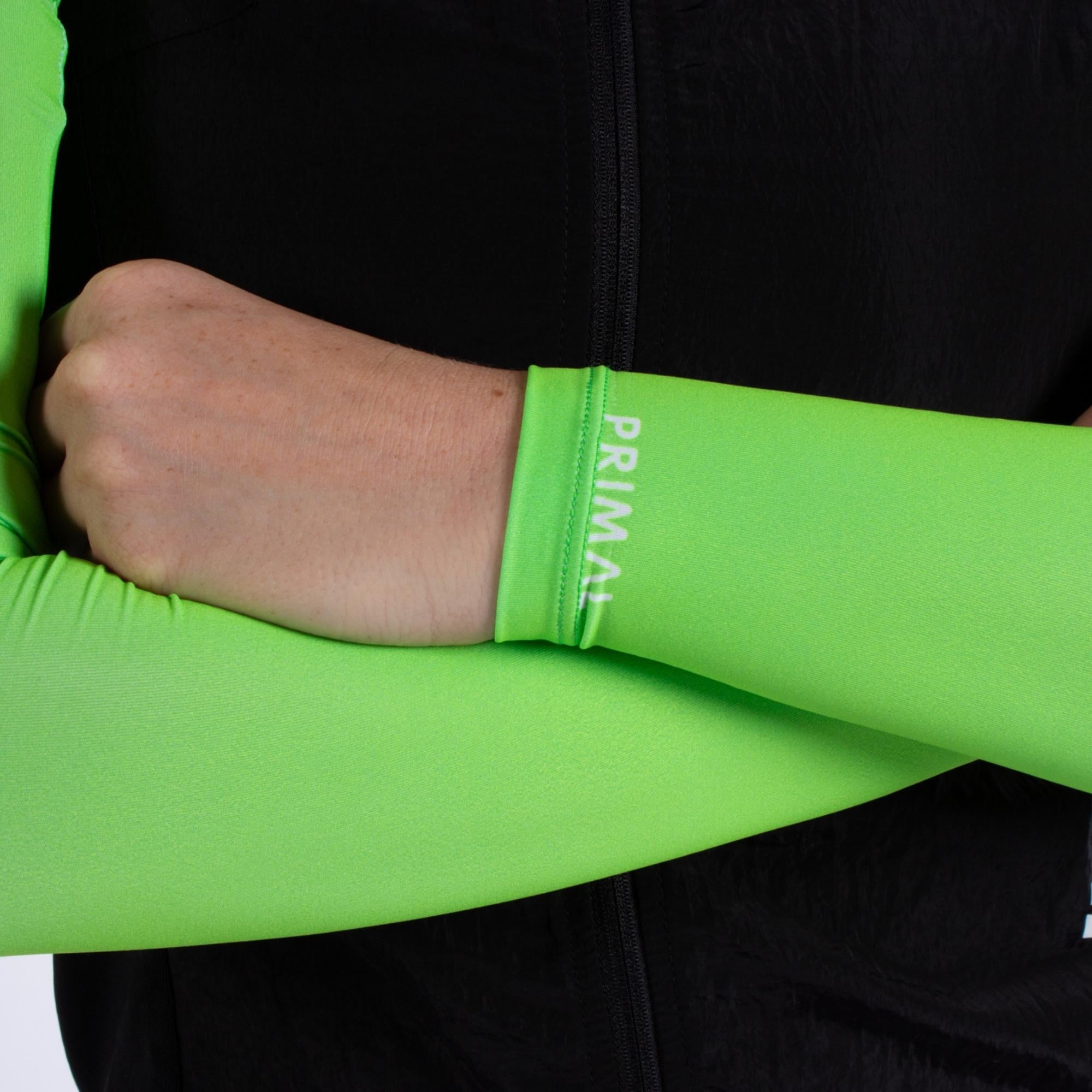 Green Highlighter Lightweight Arm Sleeves Primal Wear