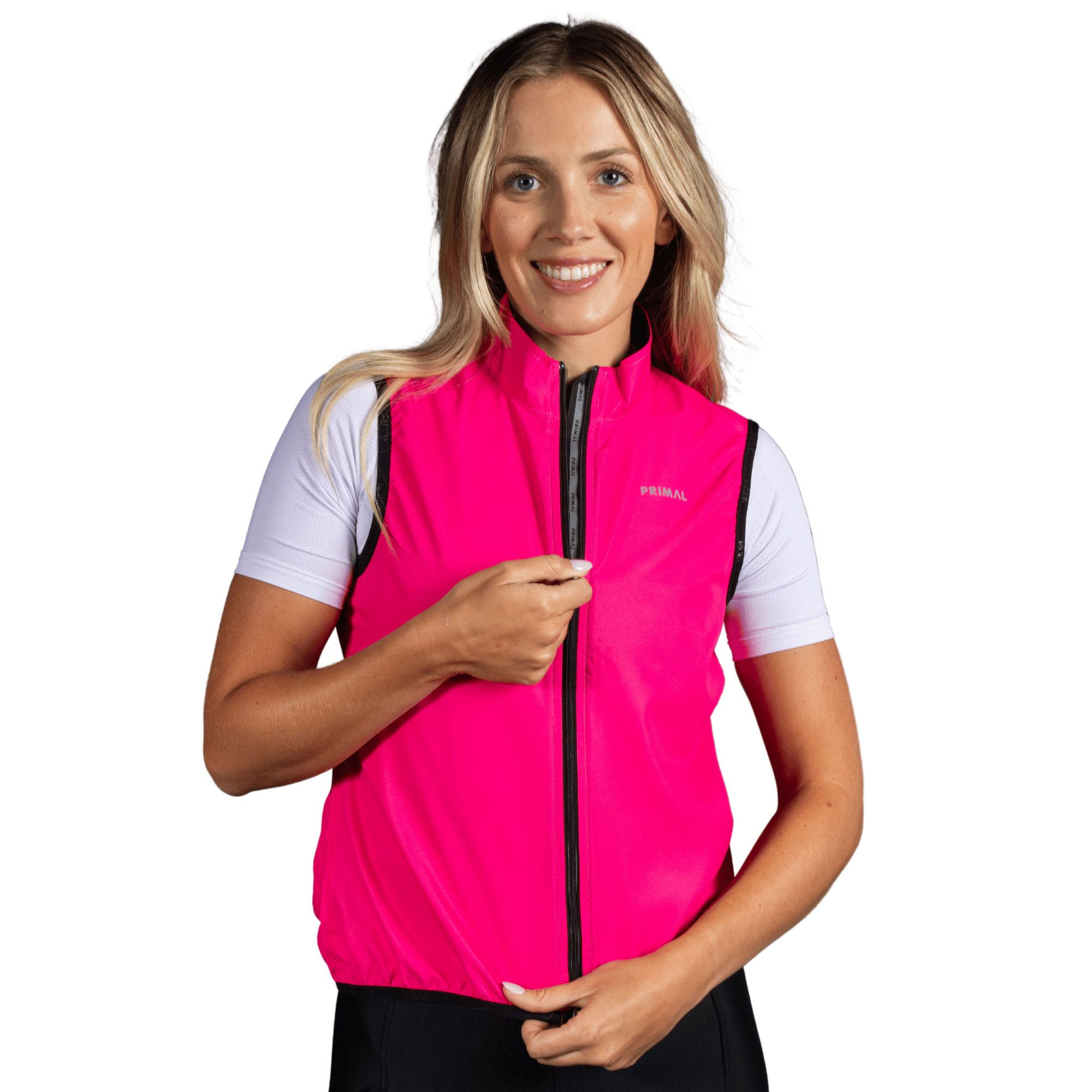 Gilet d'Hiver Femme - GILET - Rose - Matelassé - Capuche - Respirant Gilet d'Hiver Femme - GILET - Rose - Matelassé - Capuche - Respirant