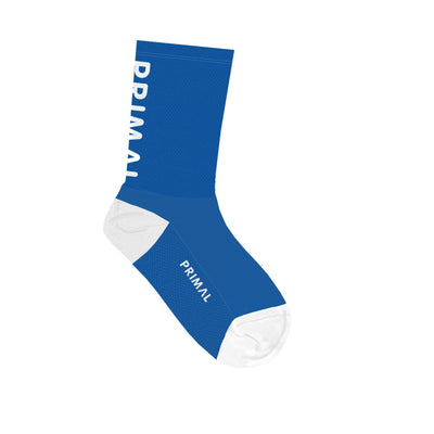 Primal Logo Neon Blue Tall Socks