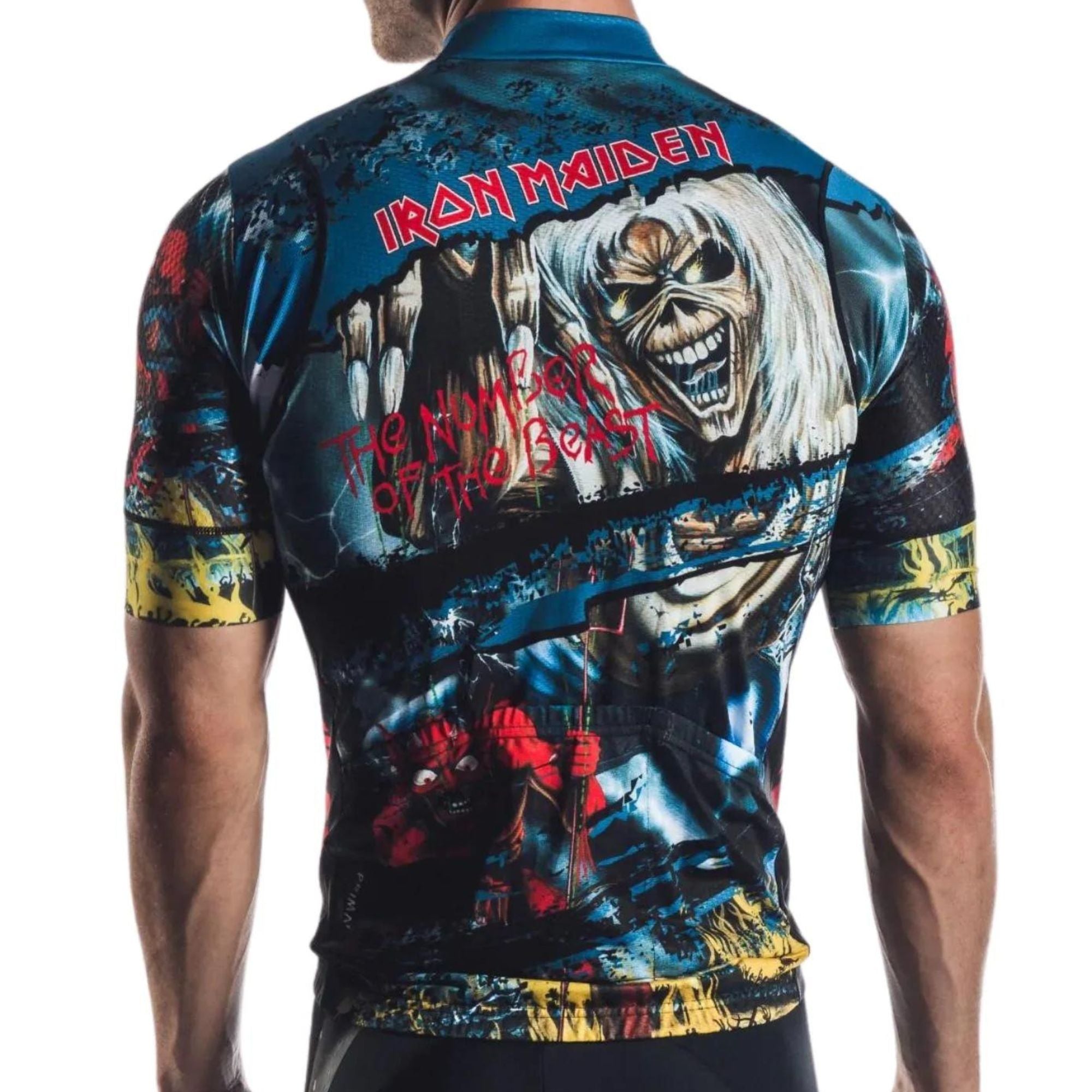 iron maiden gear Iron Maiden The Number of The Beast Helix 2.0 Jersey LG