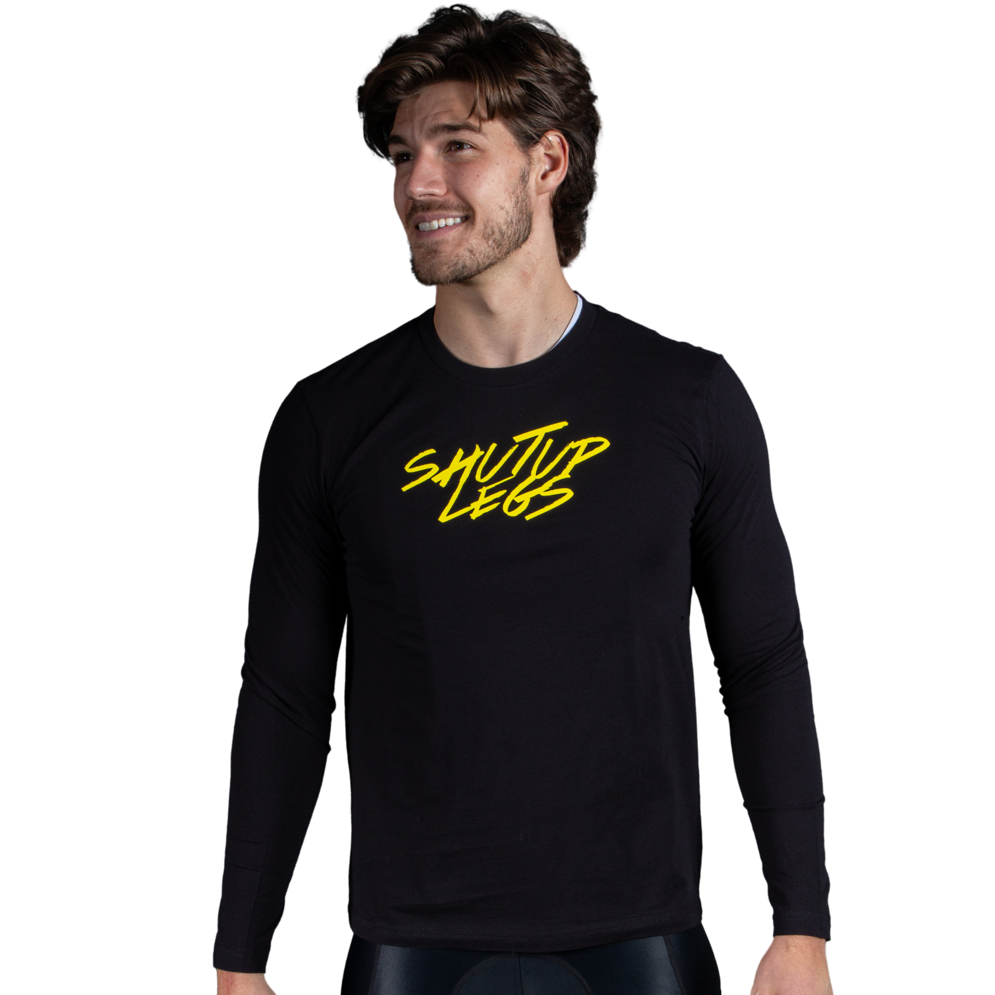 Shut Up Legs Neon Logo Men's Long Sleeve T-Shirt