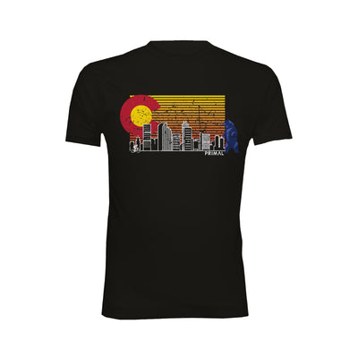 Cityscape Black Men's T-Shirt