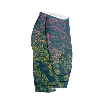 Doyenne Women's Floral Sketch Evo Shorts