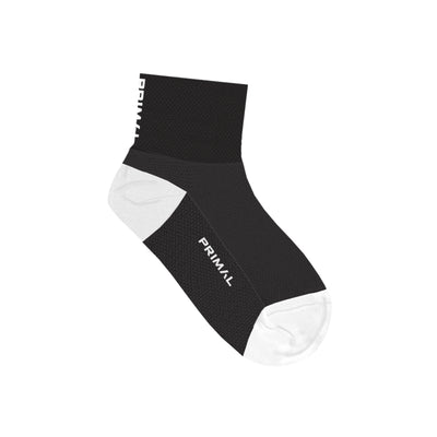 Primal Logo Black Mid Cuff Sock