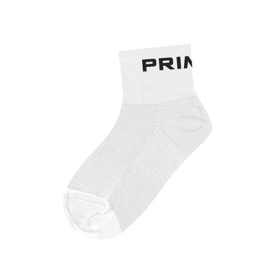 White Primal Mid Cuff Socks