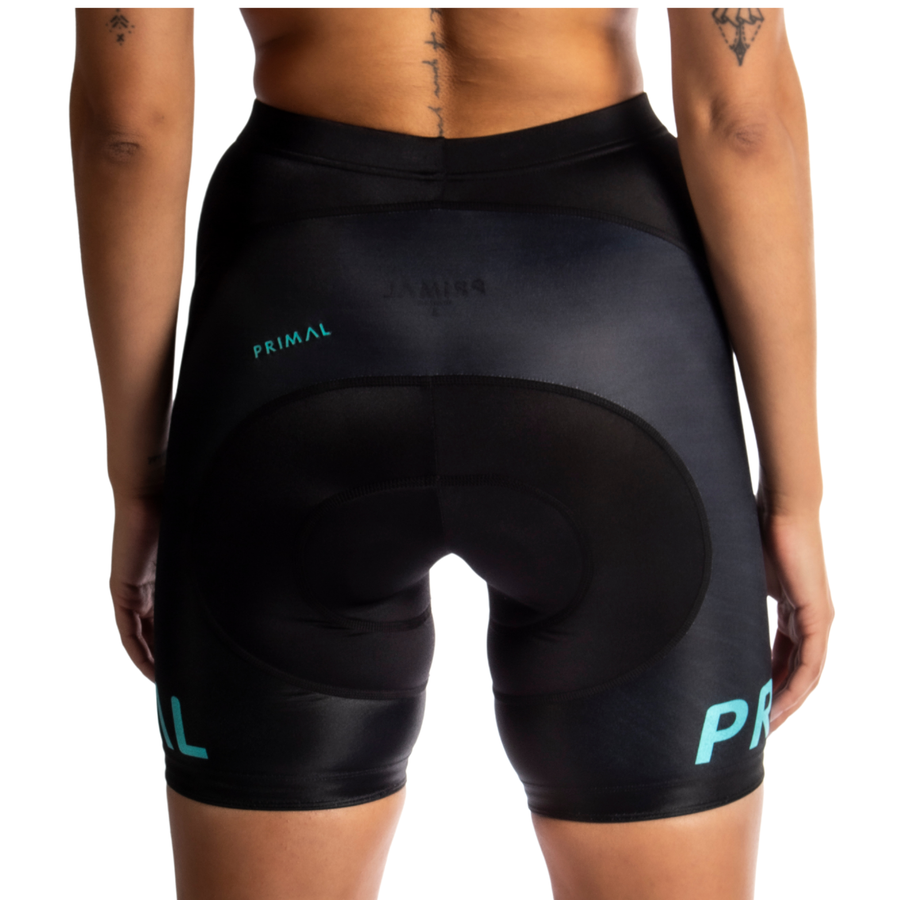 Lunix Women's Teal Black Label Shorts