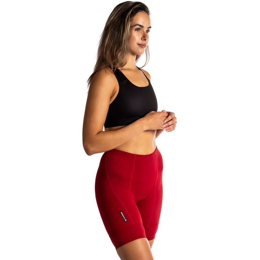 Solid Dark Red Women's Prisma Short