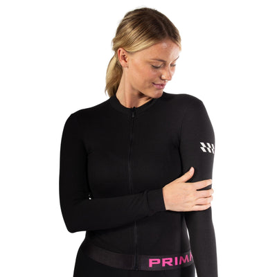 Alitios Women's Black Long Sleeve Vertos Jersey