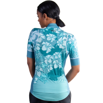 Teal Tropics Women's Helix 2.0 Jersey