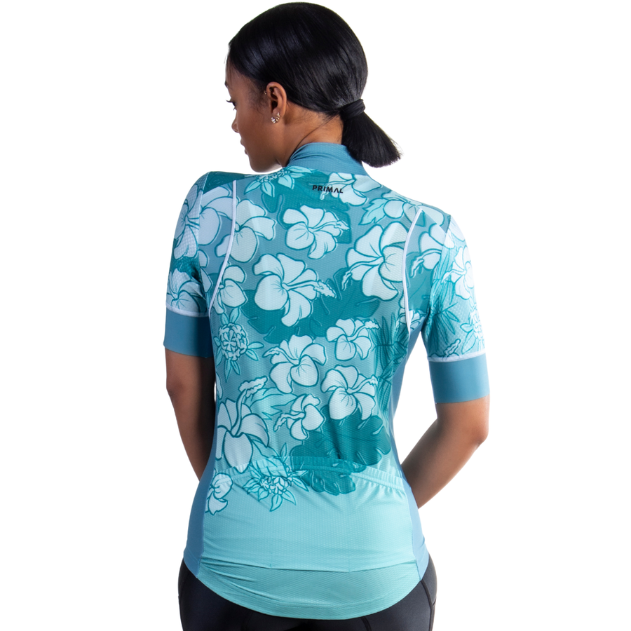 Teal Tropics Women's Helix 2.0 Jersey