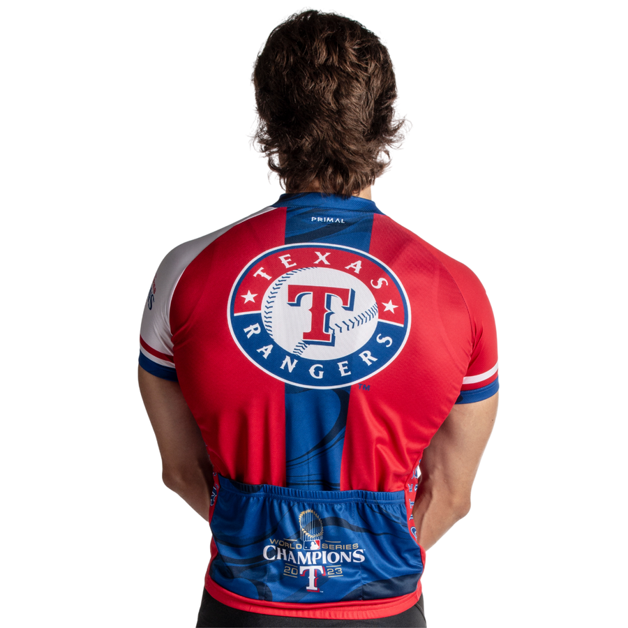 Texas Rangers World Series Champions Men's Sport Cut Jersey