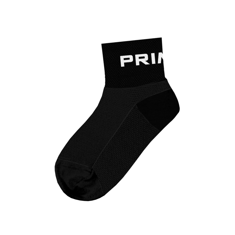 Black Primal Mid Cuff Socks