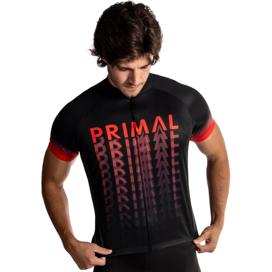 Primal Red Echo Men's Sport Cut Jersey