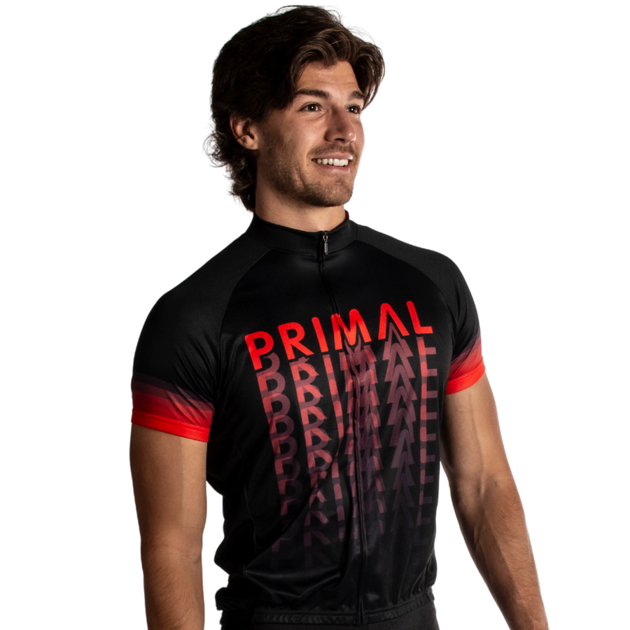 Primal Red Echo Men's Sport Cut Jersey