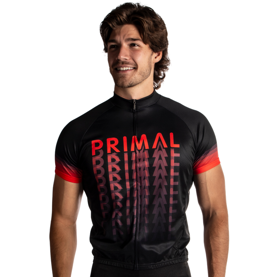 Primal Red Echo Men's Sport Cut Jersey