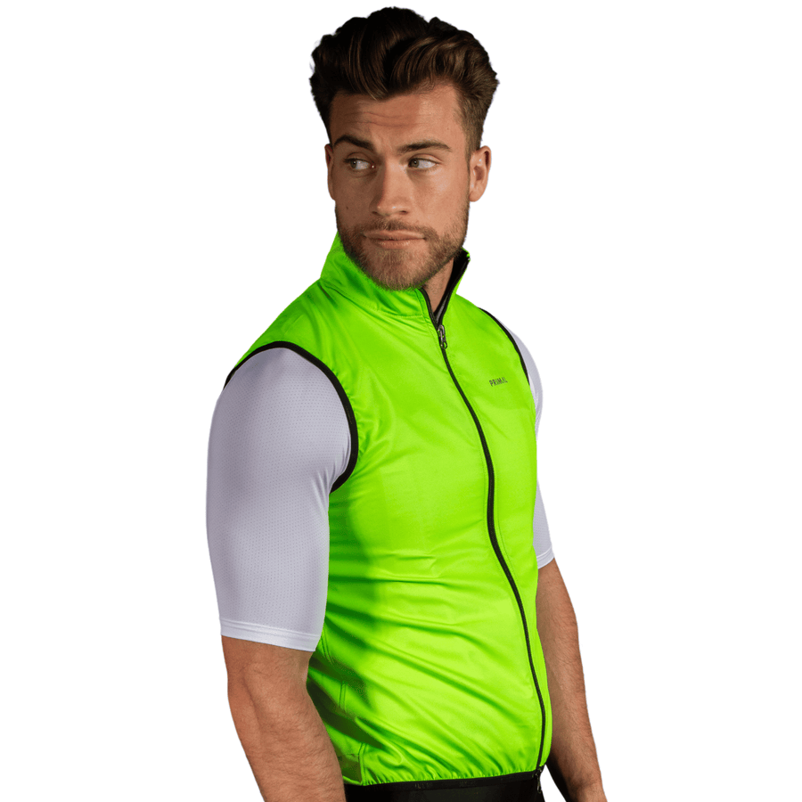 新品 BRIEFING POCKETABLE WIND VEST XL Hi-Viz Men's Wind Vest 新品 BRIEFING POCKETABLE WIND VEST XL Hi-Viz Men's Wind Vest