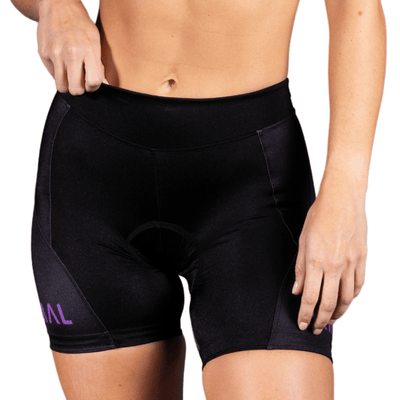 Lunix Women's Purple Black Label Shorts