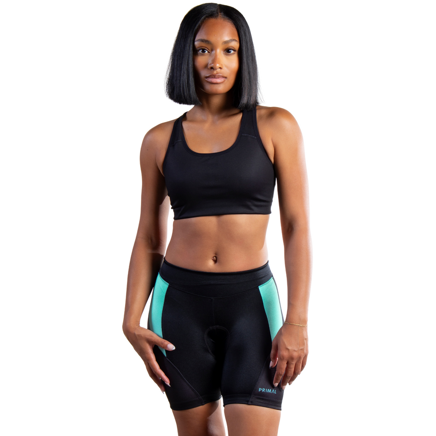 Women's Teal Black Label Shorts