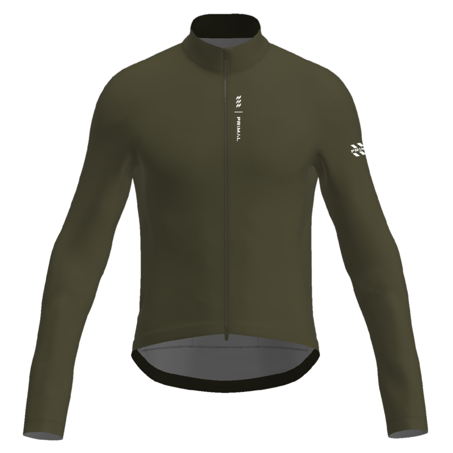 Alitios Men's Dark Tan Etheros Rain Jacket