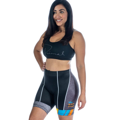Bike MS Women's Grey Prisma Shorts