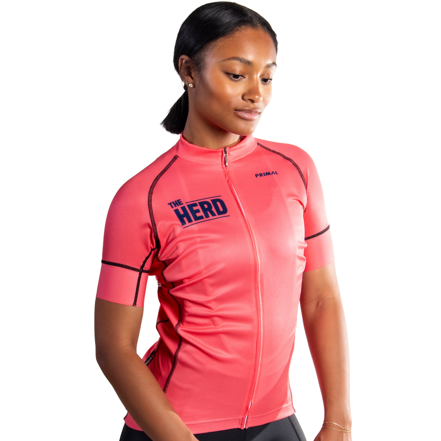 The Herd Women's Navy/Coral Evo 2.0 Jersey