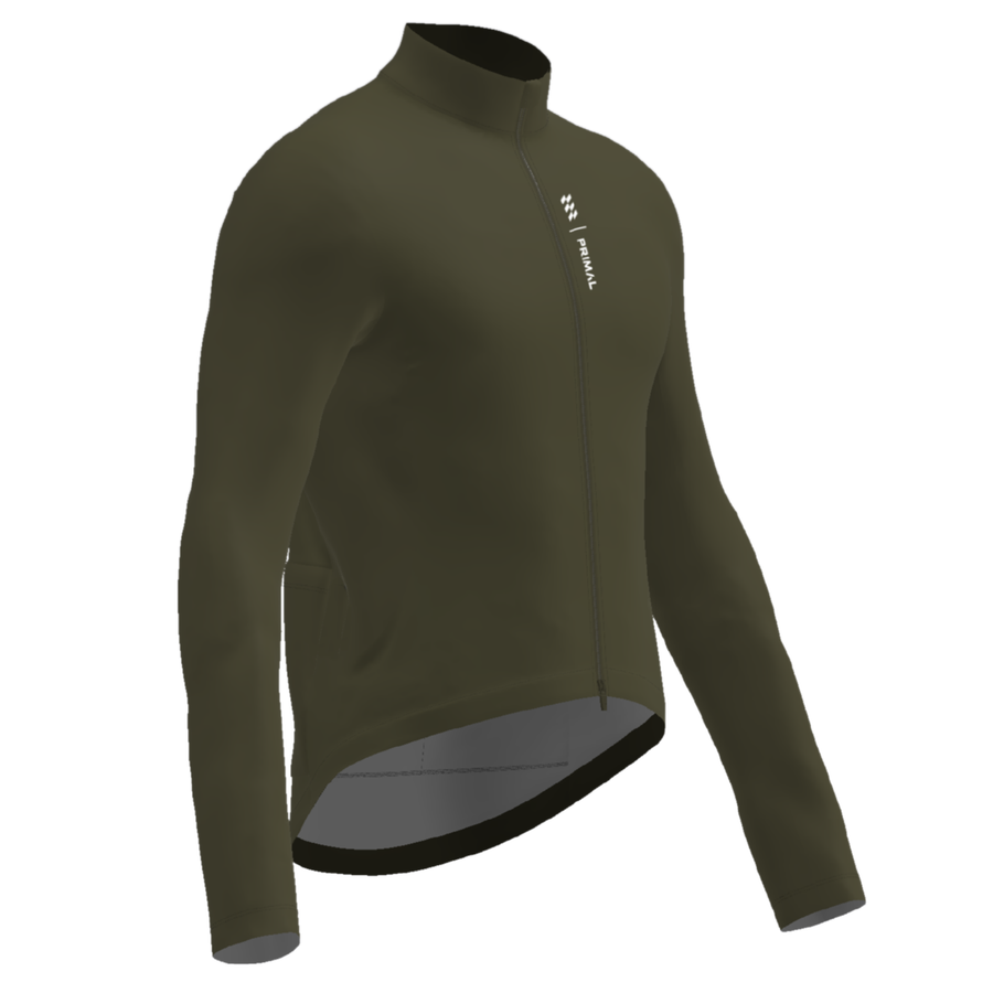 Alitios Men's Dark Tan Etheros Rain Jacket