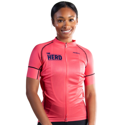 The Herd Women's Navy/Coral Evo 2.0 Jersey
