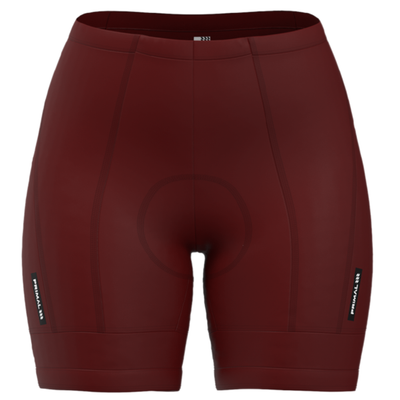 Solid Dark Red Women's Prisma Short