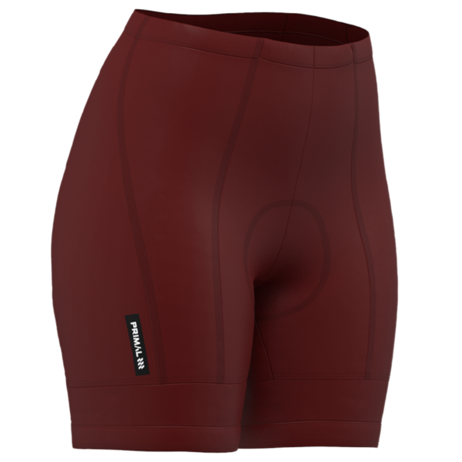 Solid Dark Red Women's Prisma Short