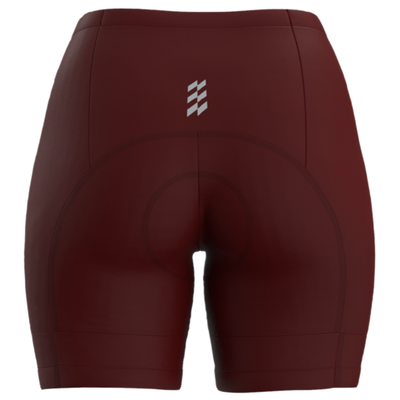 Solid Dark Red Women's Prisma Short