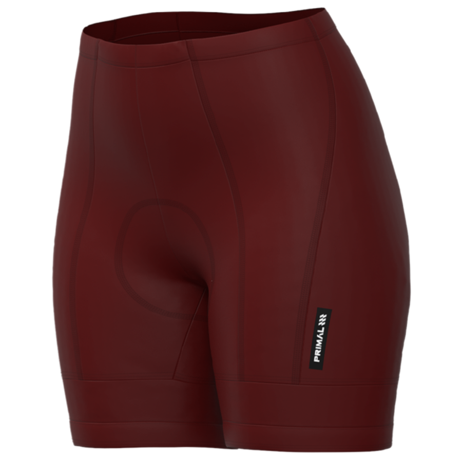 Solid Dark Red Women's Prisma Short