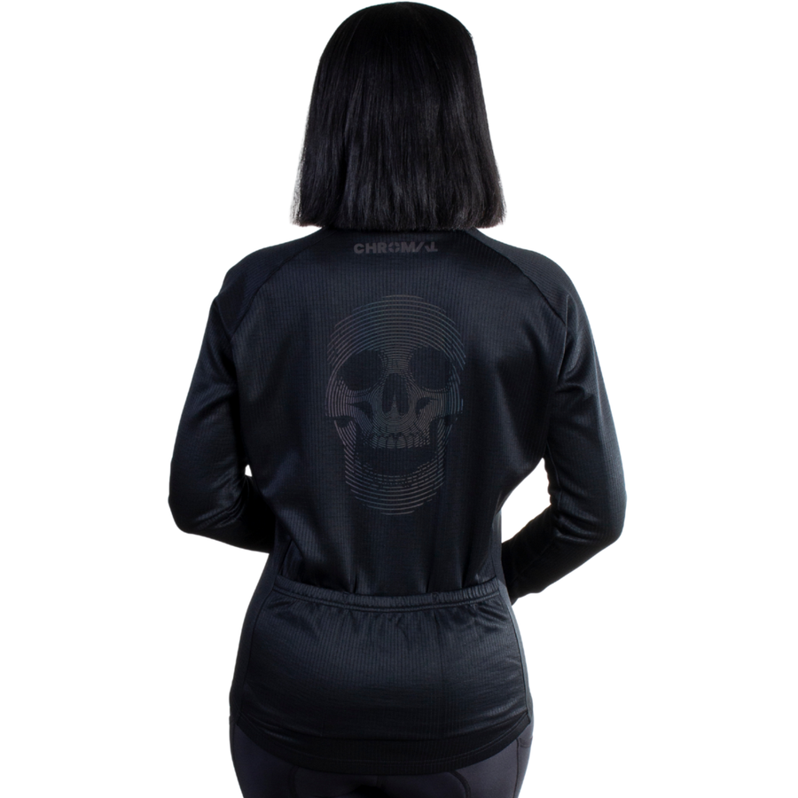 Chromal Skull Women's Heavyweight Sport Cut Jersey