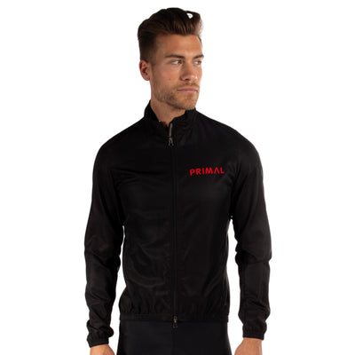 Lunix Men's Black and Red Sport Cut Wind Jacket