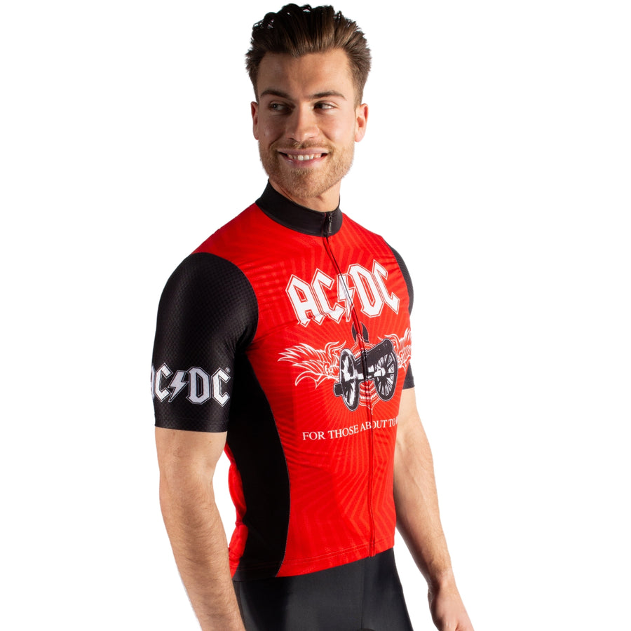 AC/DC For Those About to Rock Men's Helix Cycling Jersey
