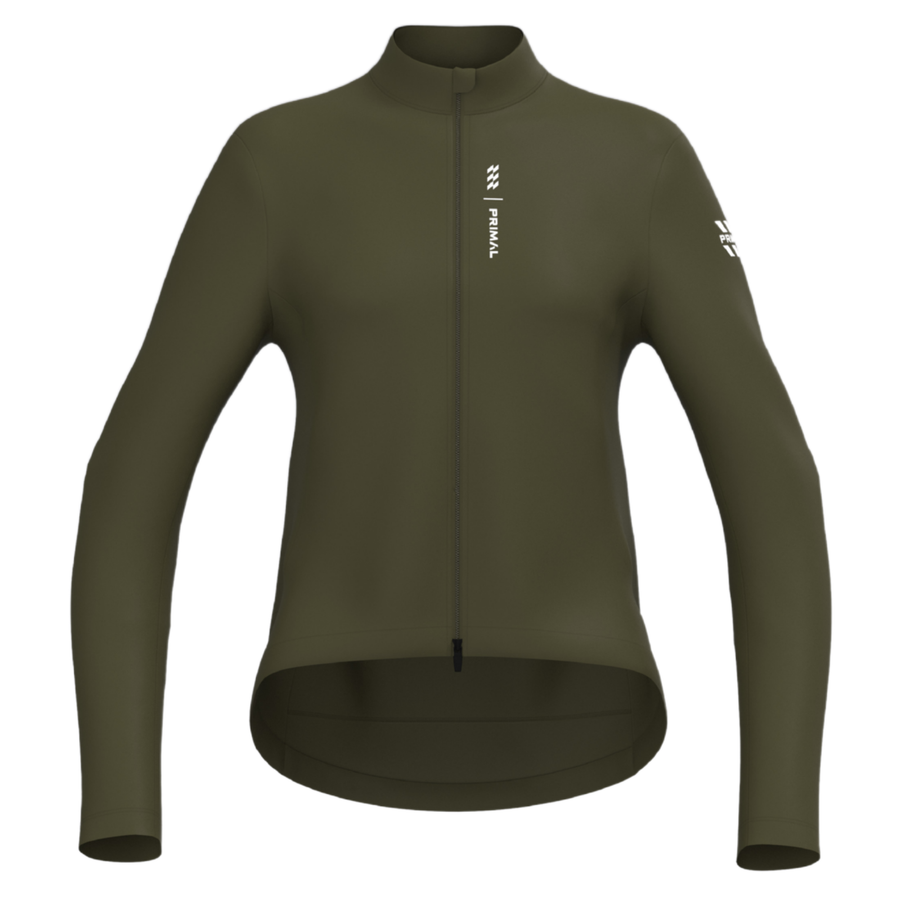 Alitios Women's Dark Tan Etheros Rain Jacket