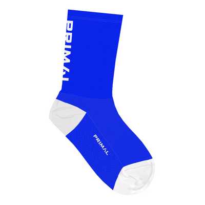 Blue Primal Tall Cuff Socks