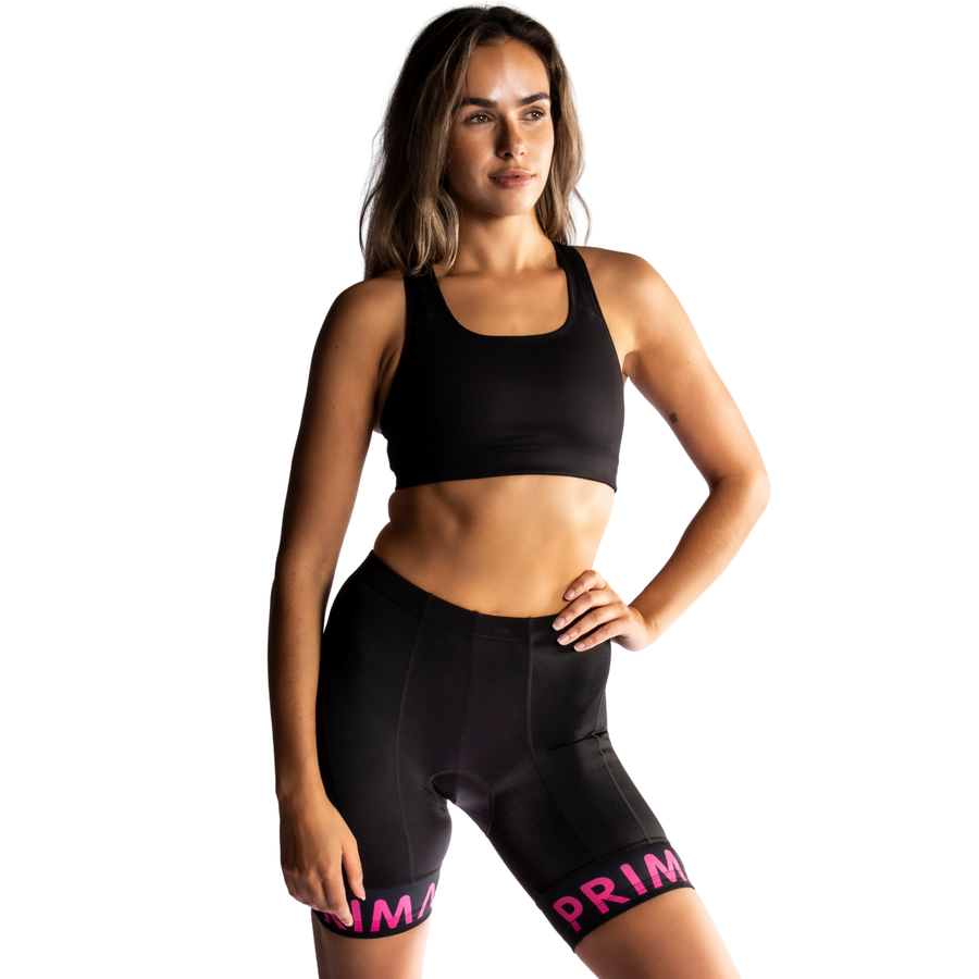 Lunix Women's Pink Prisma Shorts