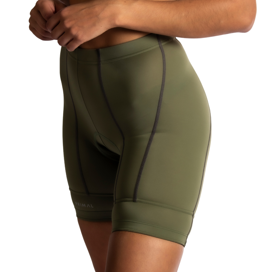 Solid Army Green Women's Prisma Short