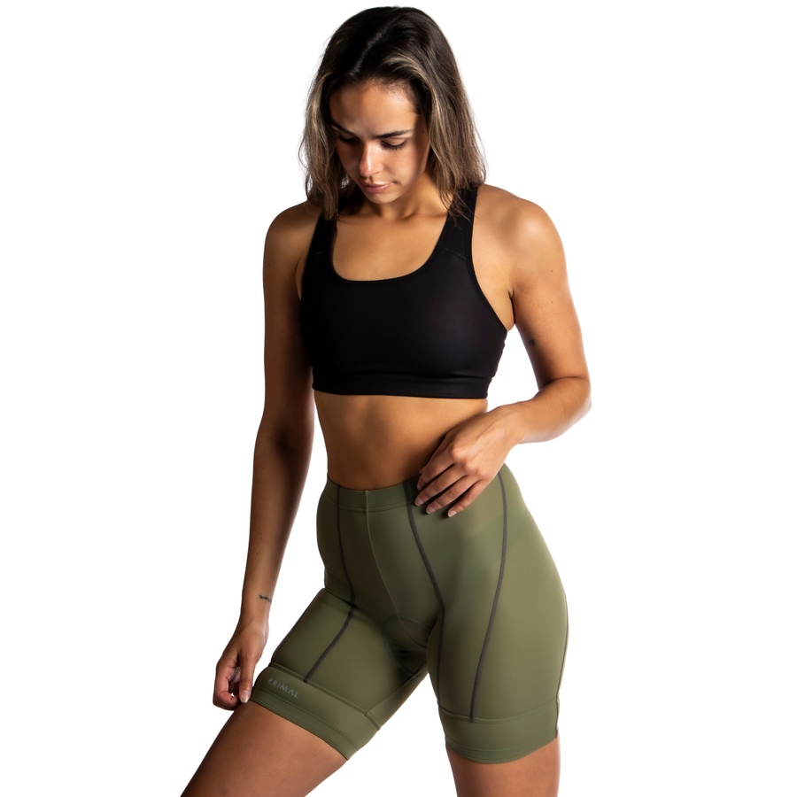Solid Army Green Women's Prisma Short