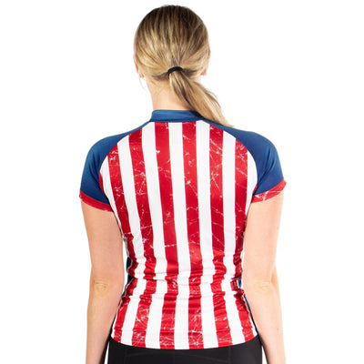 Stars & Stripes Women's Sport Cut Jersey