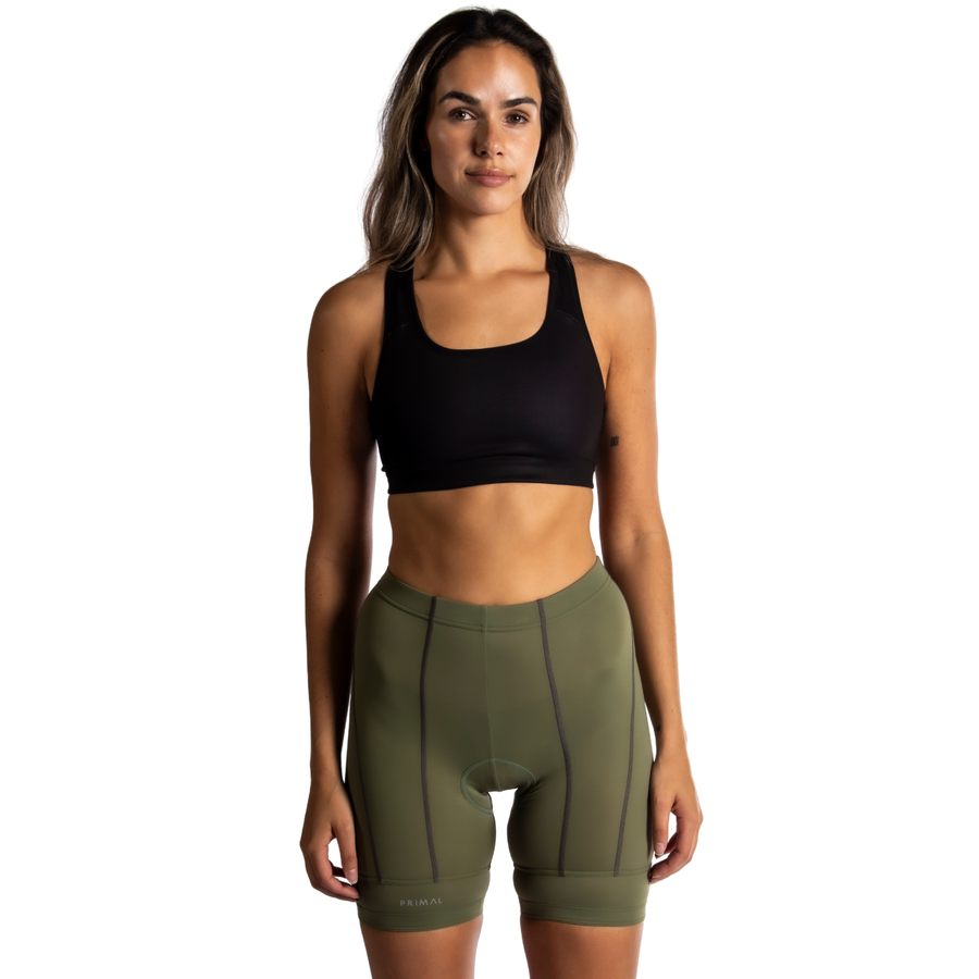 Solid Army Green Women's Prisma Short