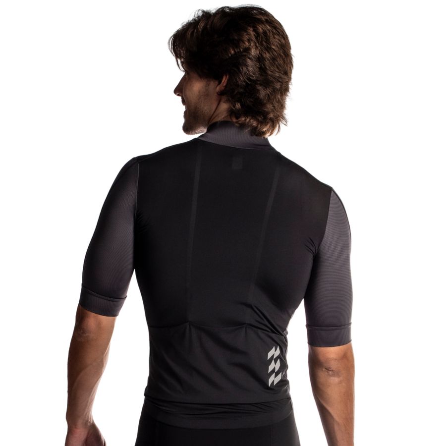Alitios Men's Black/Gray Vertos Jersey