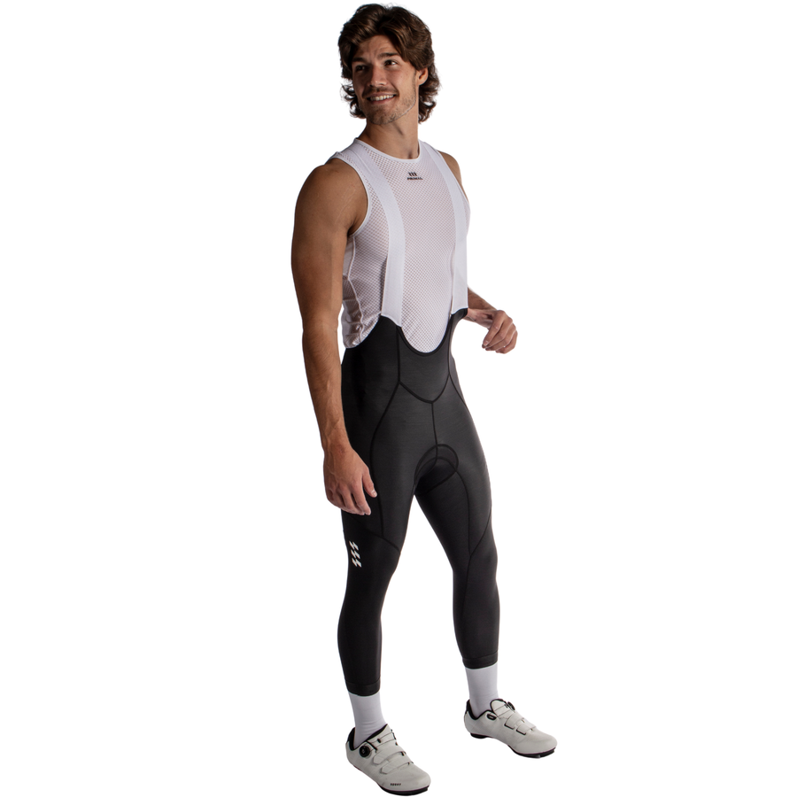 Alitios Men's Black Vertos Thermal Bib Tight