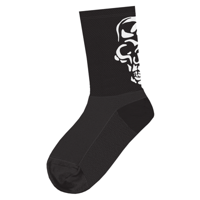 Skull Tall Cuff Socks