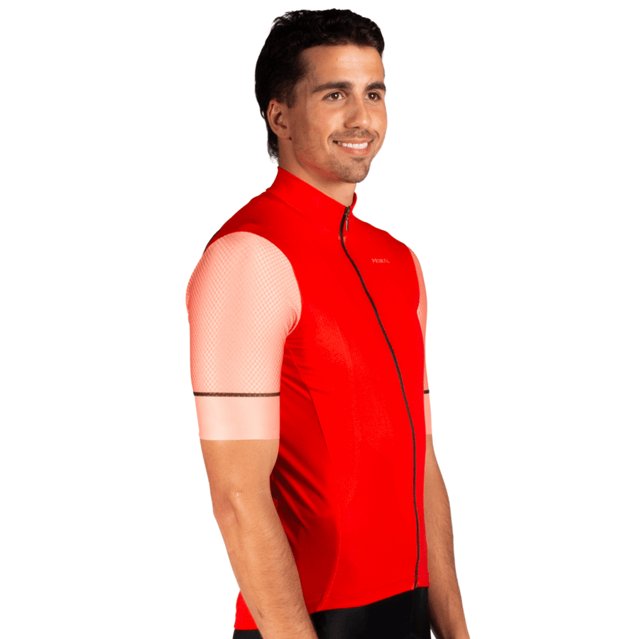 Solid Red Men's Helix 2.0 Jersey