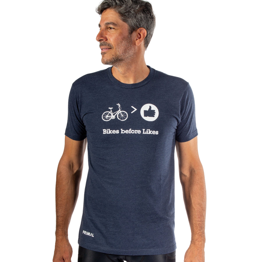 Bikes Before Likes Men's T-Shirt